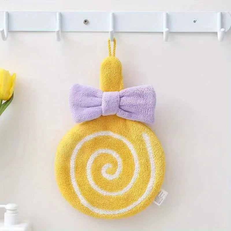 Cute Lollipop Hand Towels