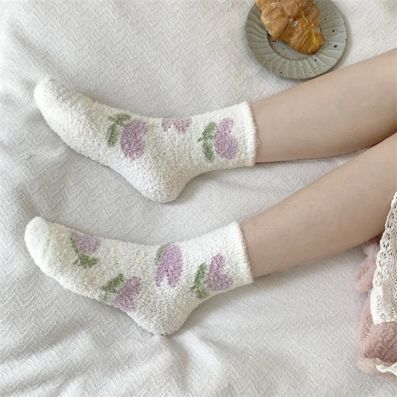Soft Plush Sleeping Socks