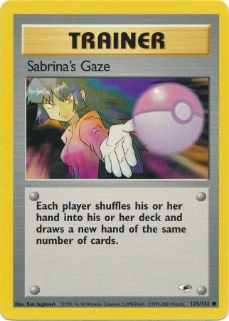 PCG: 125/132 Gym Heroes, Sabrina's Gaze