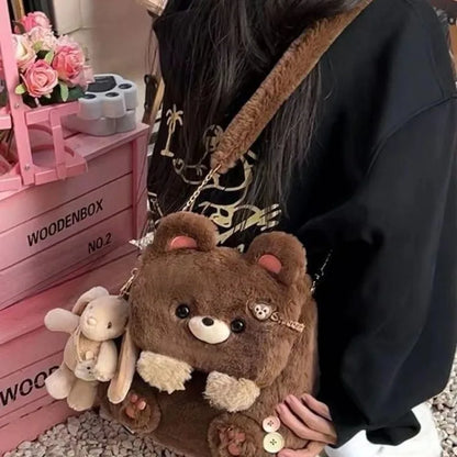 Plush Teddy Bear Bag