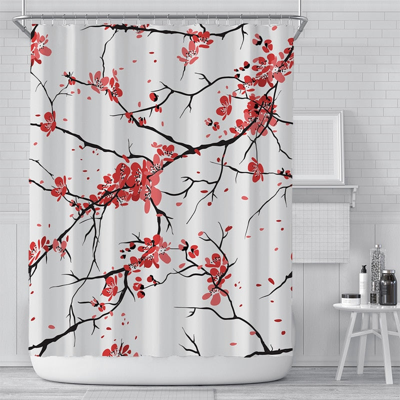 Cherry Blossom Shower Curtains
