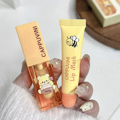 Honey Bear Lip Oil & Lip Mask