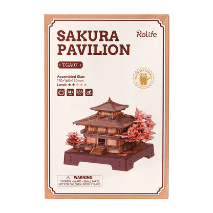 Rolife Sakura Pavilion 3D Wooden Puzzle