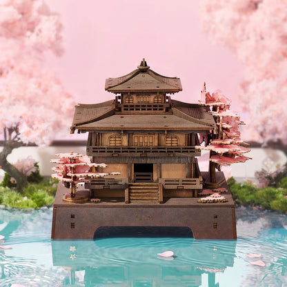 Rolife Sakura Pavilion 3D Wooden Puzzle