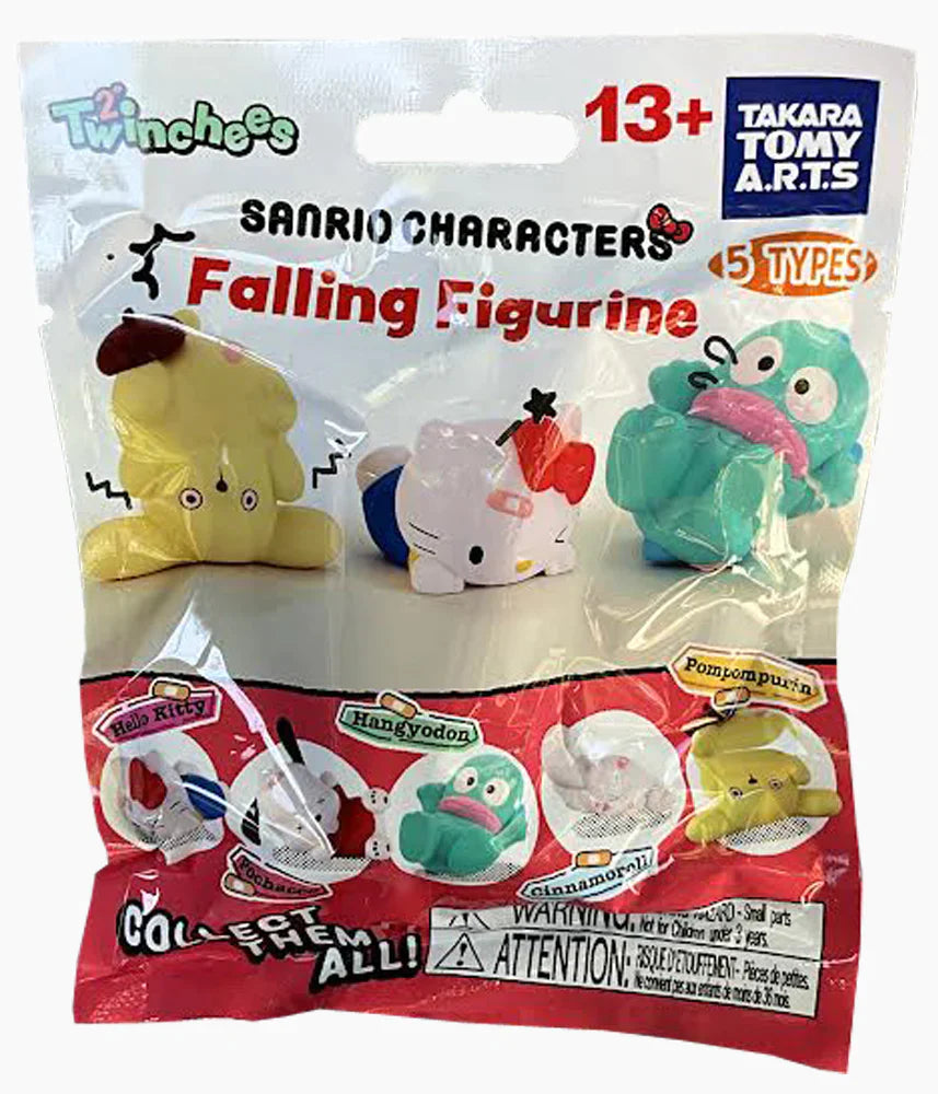 Twinchees Sanrio Characters Falling Figurine Blind Bag (1 Blind Bag)