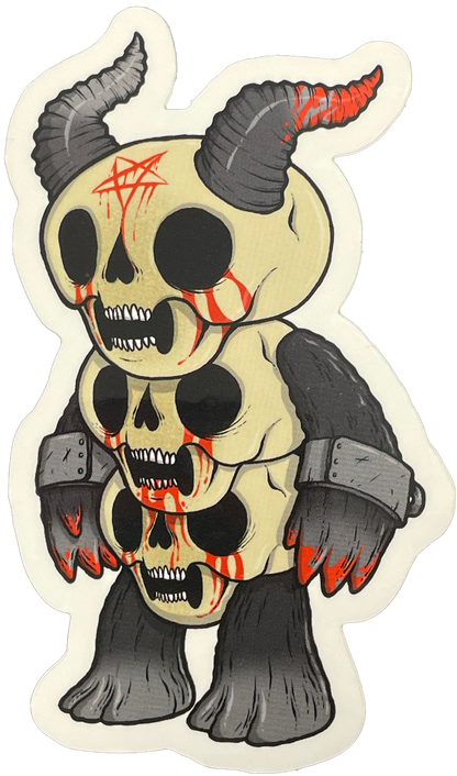 Demon: Stickers, 3-Headed Goat