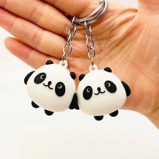 Schlüsselanhänger mit Panda-Anhänger