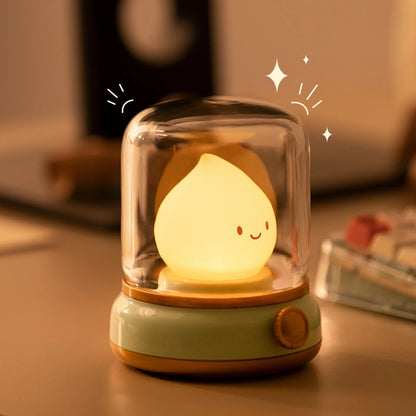 Kawaii Flame Lantern Night Light