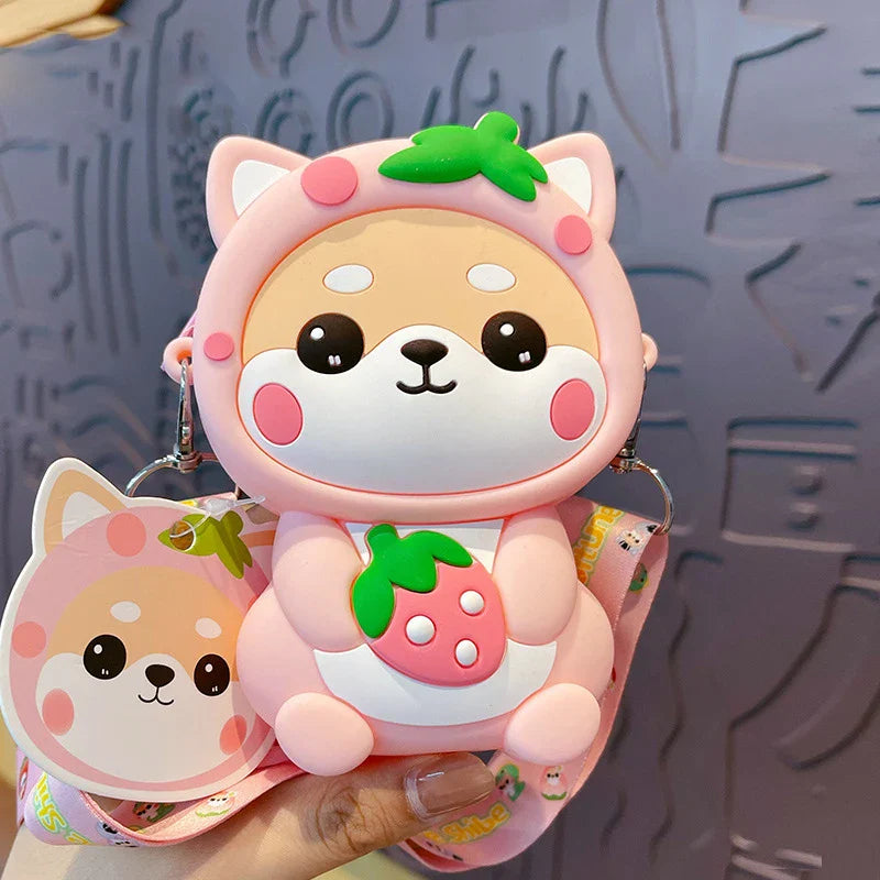 Kawaii Shiba Crossbody Bags