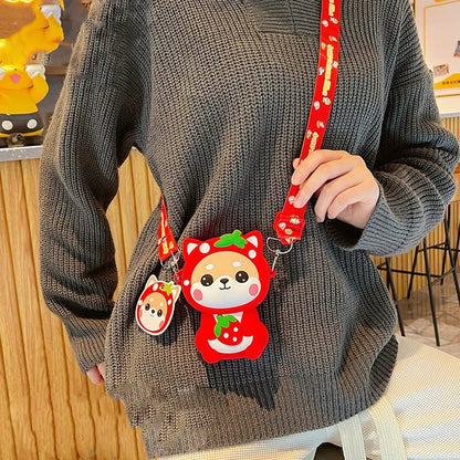 Kawaii Shiba Crossbody Bags