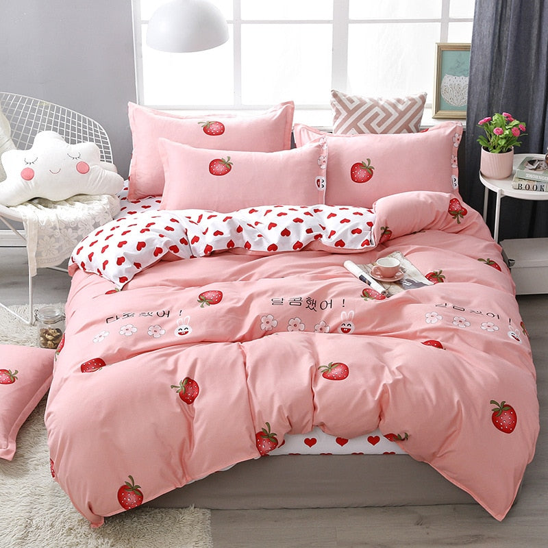 Strawberry Bed Sheets