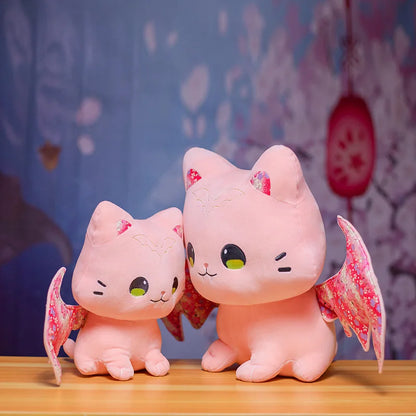 Kawaii Cat Bat Plushies