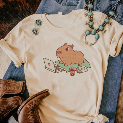 Kawaii Capybara T-Shirts