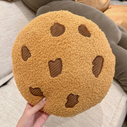 Chocolate Chip Cookie Plushie Pillow