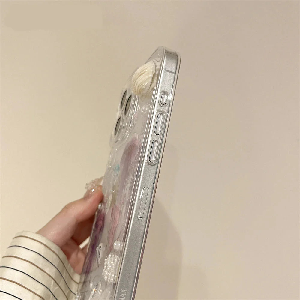 Cute Ocean Clear iPhone Case