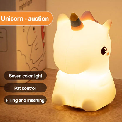 Cute Unicorn LED Night Light