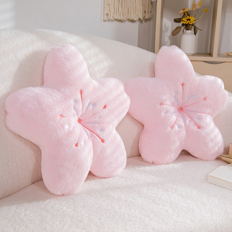 Cherry Blossom Plushie Pillow