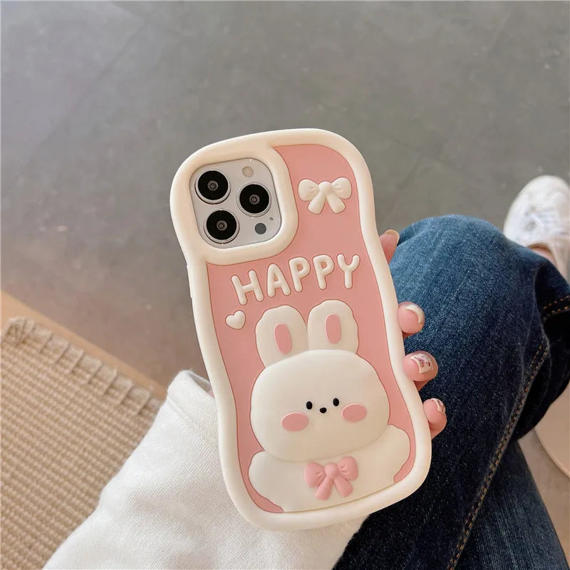 Happy Bunny iPhone Case