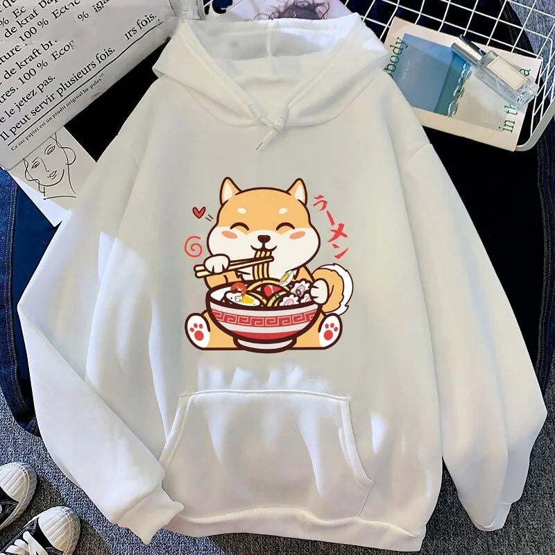 Cute Shiba Inu Ramen Hoodie