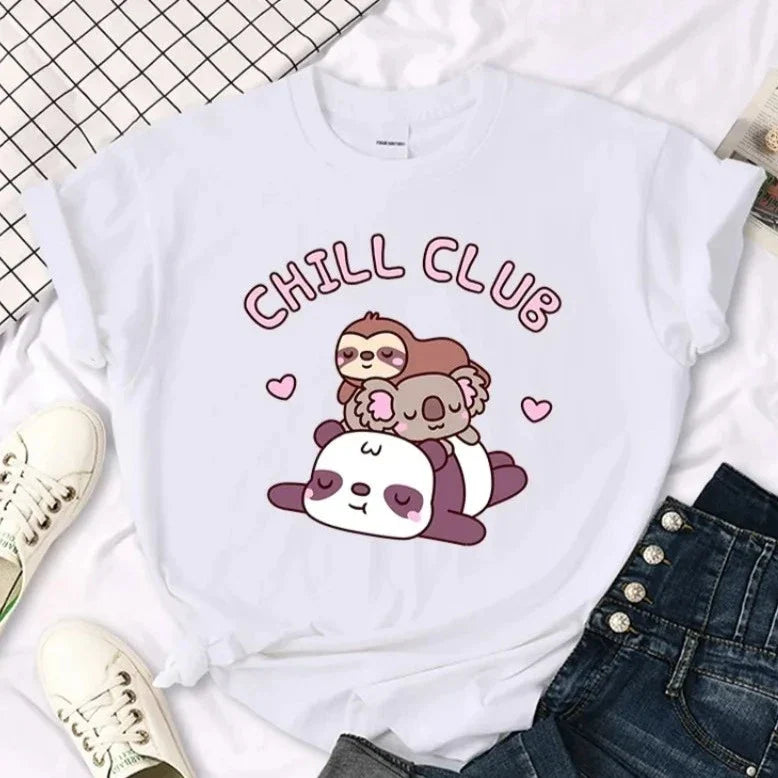 Kawaii "Chill Club" T-Shirt