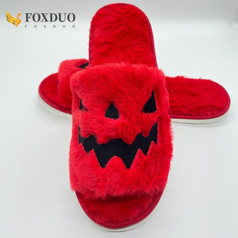 Halloween Pumpkin Slippers