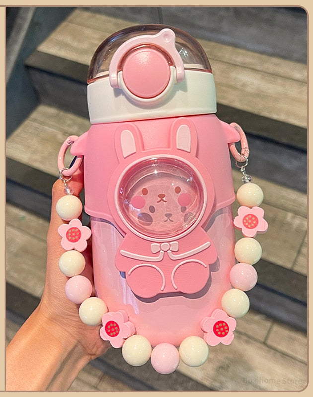 Cute Animal Stainless Steel Water Bottle