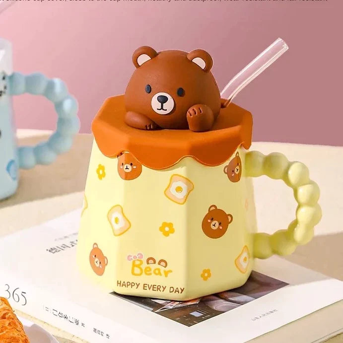 Bunny, Bear, & Panda Mugs