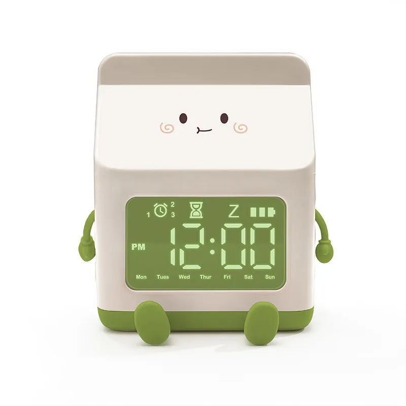 Cute Milk Carton Alarm Clock