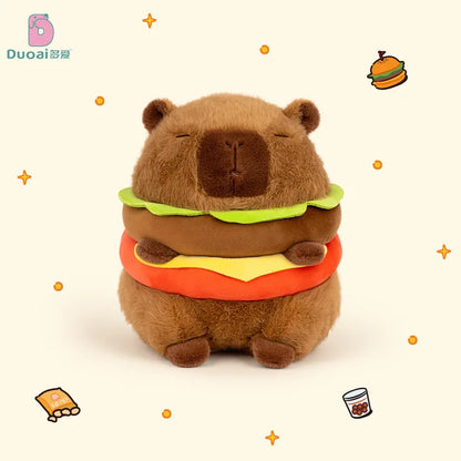 Capybara Hamburger Plushie