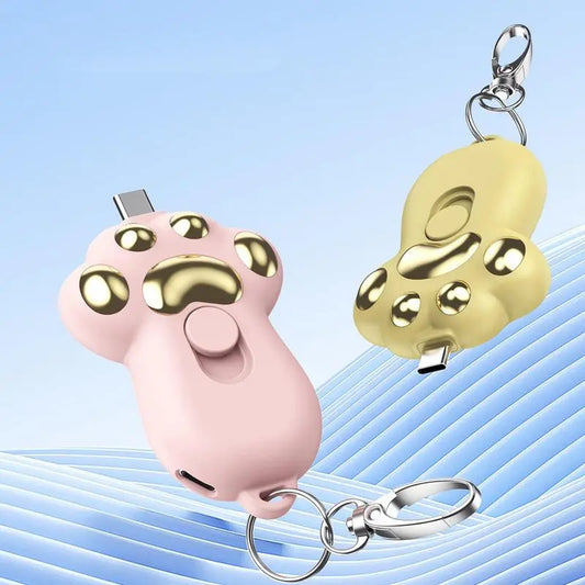 Cat Paw Power Bank Keychain