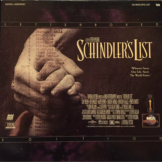 Schindler's List - Laserdisc
