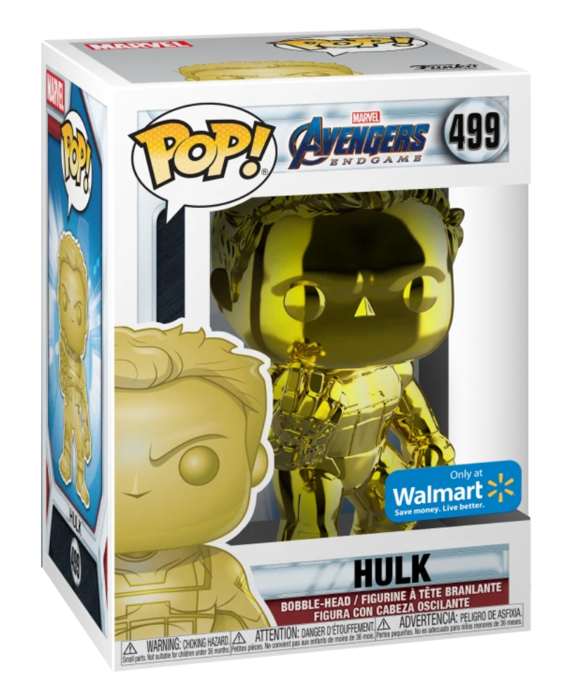 POP! Marvel: 499 Avengers Endgame, Hulk (Gold CRM) Exclusive