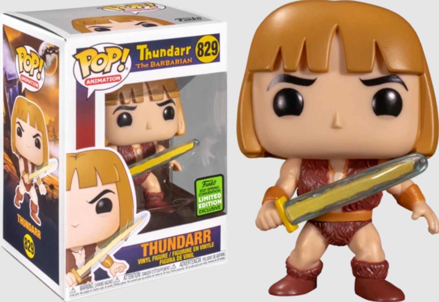 POP! Animation: 829 Thundarr The Barbarian, Thundarr Exclusive