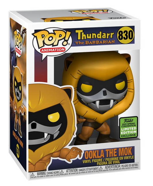 POP! Animation: 830 Thundarr The Barbarian, Ookla The Mok Exclusive