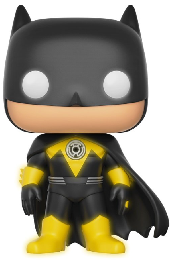 POP! Heroes: 220 DC Super Heroes, Yellow Lantern Batman (GITD) Exclusive