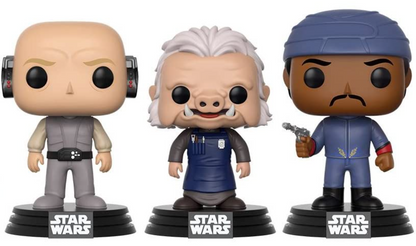 POP! Star Wars: Lobot / Ugnaught /  Bespin Guard (3-PK) Exclusive