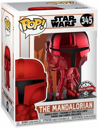 POP! Star Wars: 345 The Mandalorian (Red CRM) Exclusive