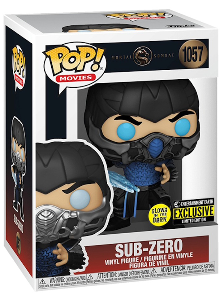 POP! Movies: 1057 Mortal Kombat, Sub-Zero (GITD) Exclusive