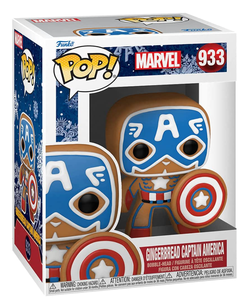 POP! Marvel: 933 Holiday Gingerbread, CPT America