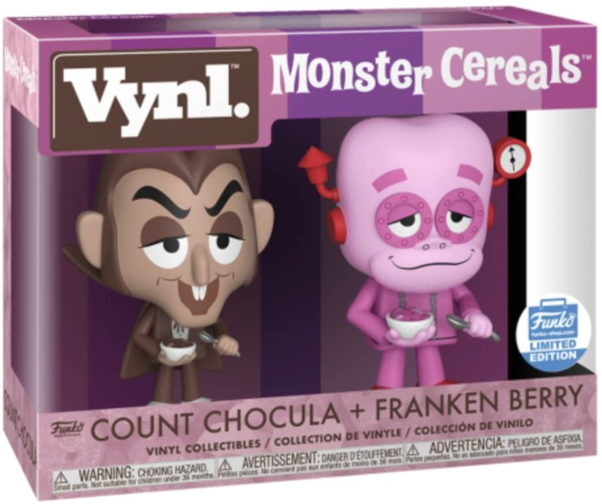 VYNL.: Monster Cereals, Count Chocula And Franken Berry (2-PK) Exclusive
