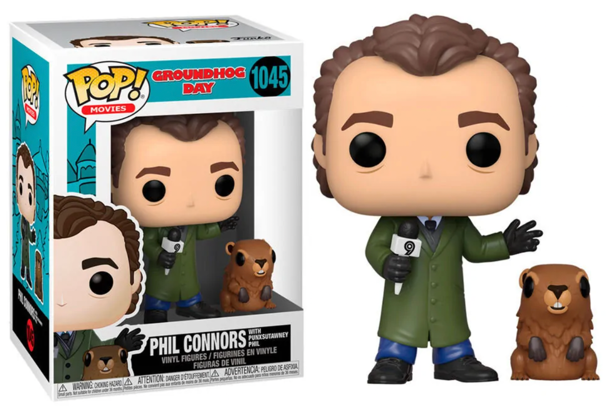 POP! Movies: 1045 Groundhog Day, Phil with Punxsutawney Phil