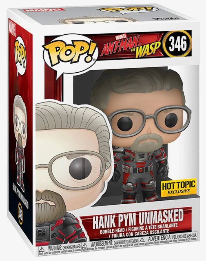 POP! Marvel: 346 Ant-Man & The Wasp, Hank Pym Unmasked Exclusive