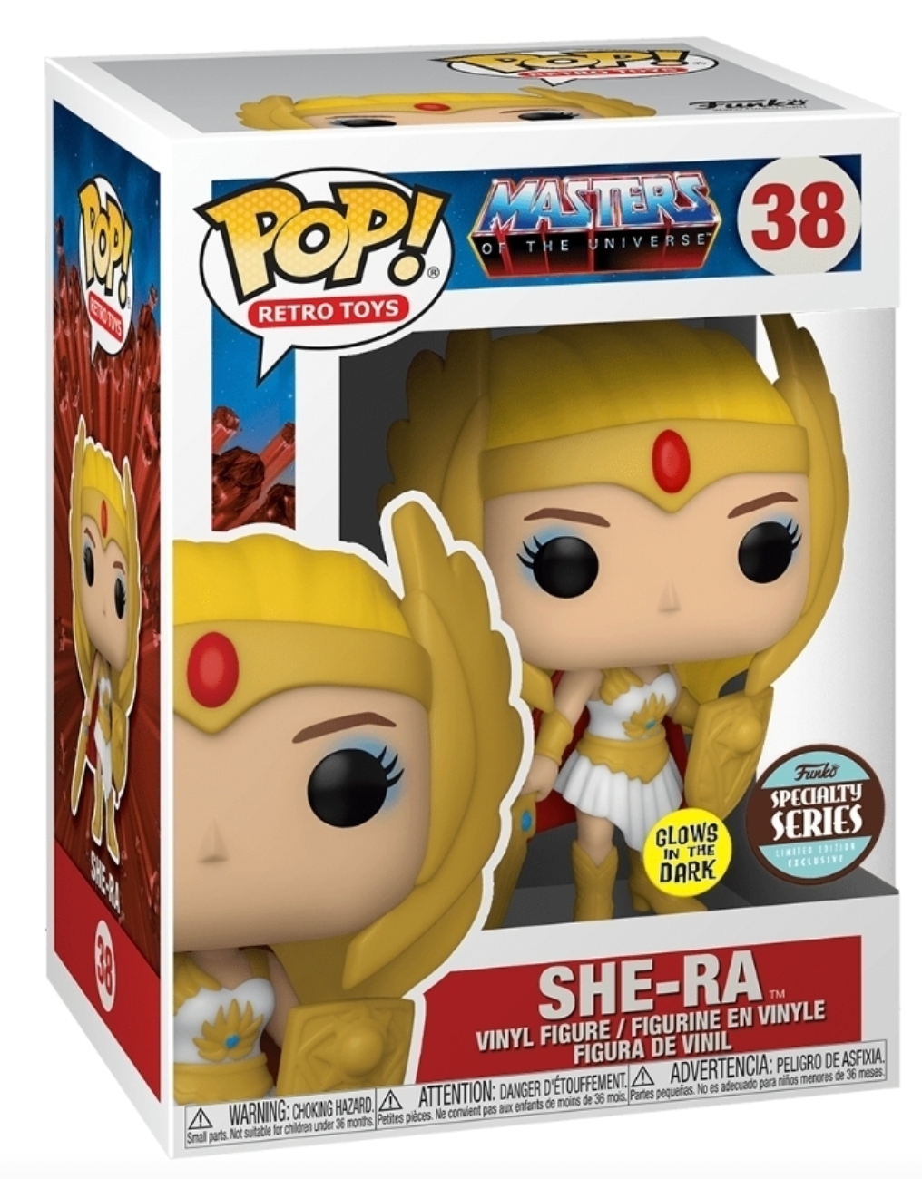 POP! Retro Toys: 38 MOTU, She-Ra (GITD) Exclusive