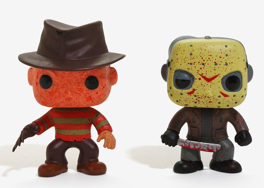 POP! Movies: Freddy Krueger and Jason Voorhees (Bloody) (2-PK) Exclusive