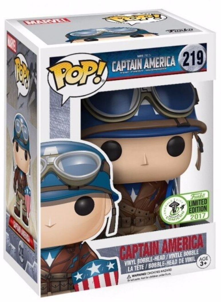 POP! Marvel: 219 CA, CPT America Exclusive