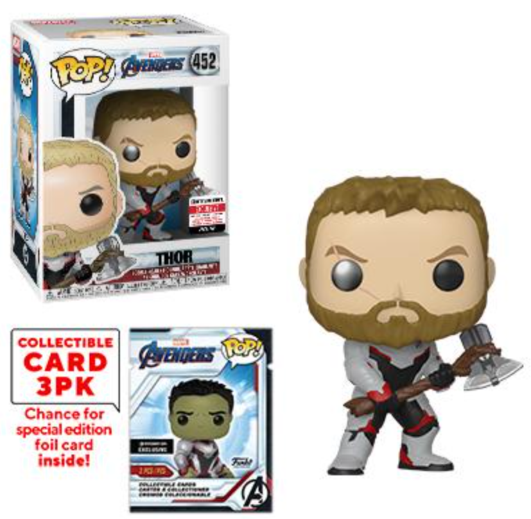 POP! Marvel: 452 Avengers End Game, Thor (Collectible Cards) Exclusive