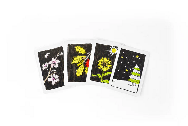 200 Miniature Blank Playing Cards - Half-Size Poker Cards