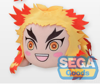 NESOBERI Lay-Down Demon Slayer Plush Kyojuro Rengoku SP - SEGA Official Kimetsu no Yaiba