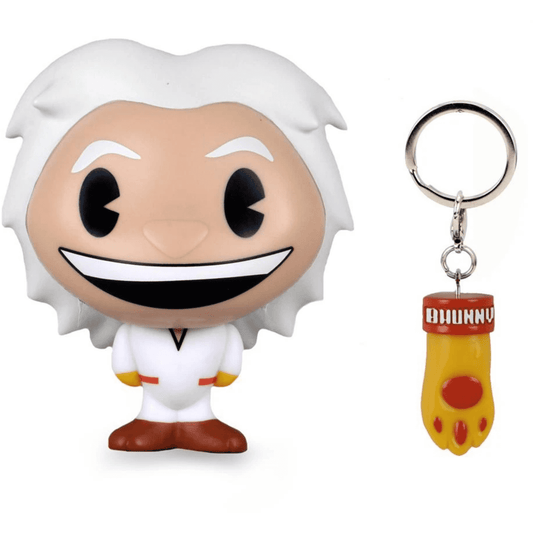 Back to the Future 4" Bhunny Stylized Vinyl Figure by Kidrobot - Doc Brown