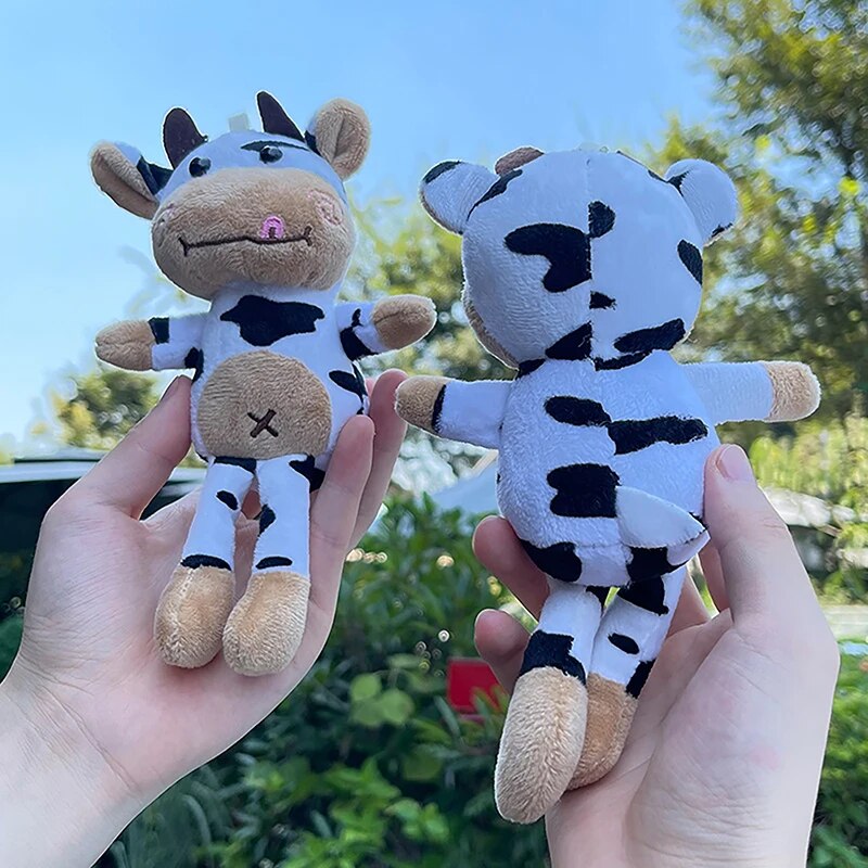 Cow Plush Pendant Keychain